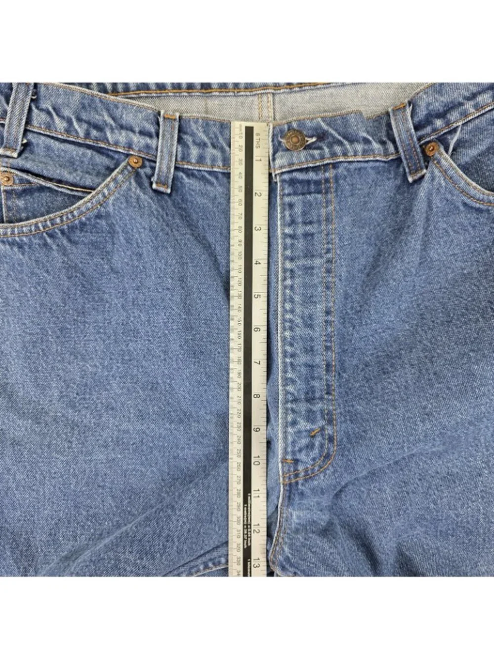 Levis 517 Orange Tab Jeans Mens 40x27 Blue Bootcut Medium Wash Denim USA Style